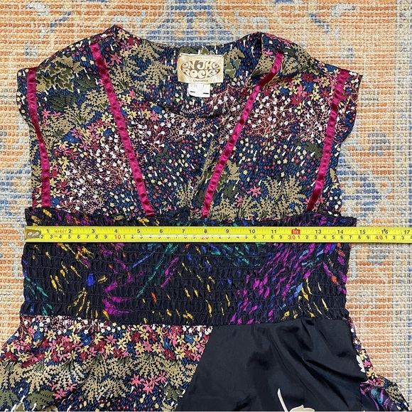 Vintage California On The Rocks Floral Midi Dress 7 Medium - Picture 5 of 10